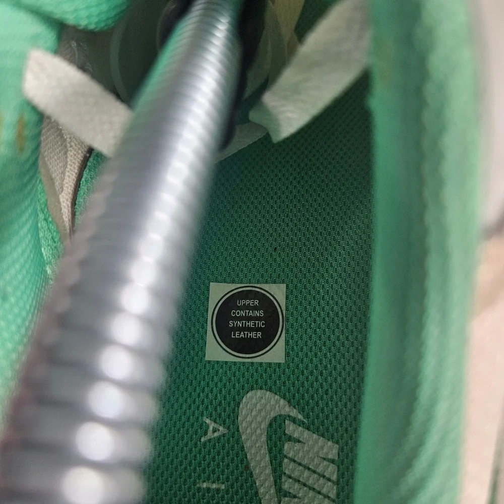 Nike‎ Air Max 90 White Spring Green Anthracite Light Iron Ore Mens 7 Sneakers